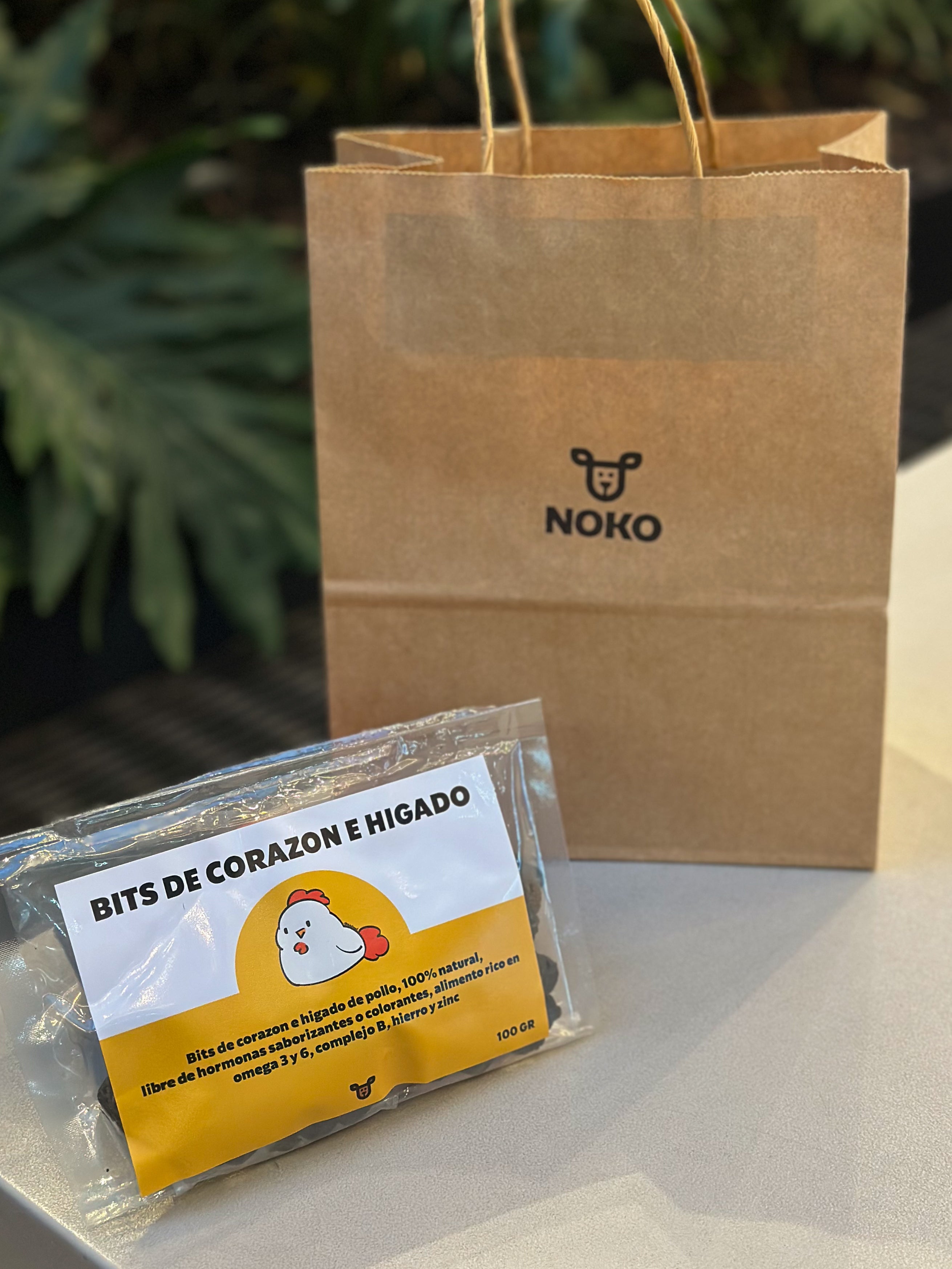 BITS DE CORAZON E HIGADO DE POLLO